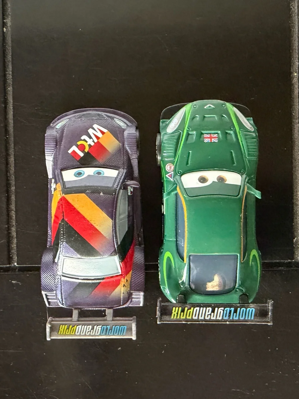 Disney Pixar Cars 2 Max Schnell and Nigel Gearsley 1:55 diecast cars